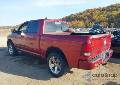 2013 Ram 1500 Sport from USA, damaged, VIN 1C6RR7MT0DS507721